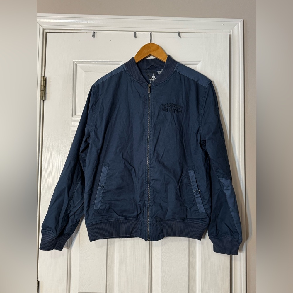 Disney Parks Embroidered Bomber Jacket - Men’s Size Small 0540
